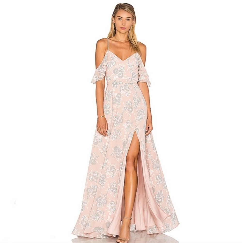 Lovers + Friends silk maxi dress - Picture 6 of 7